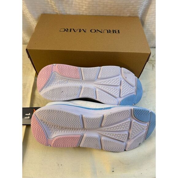 Avia Easy On Off Flexible Mesh Slip Ons White Blue Womens 11 Outsole NEW - Picture 5 of 5